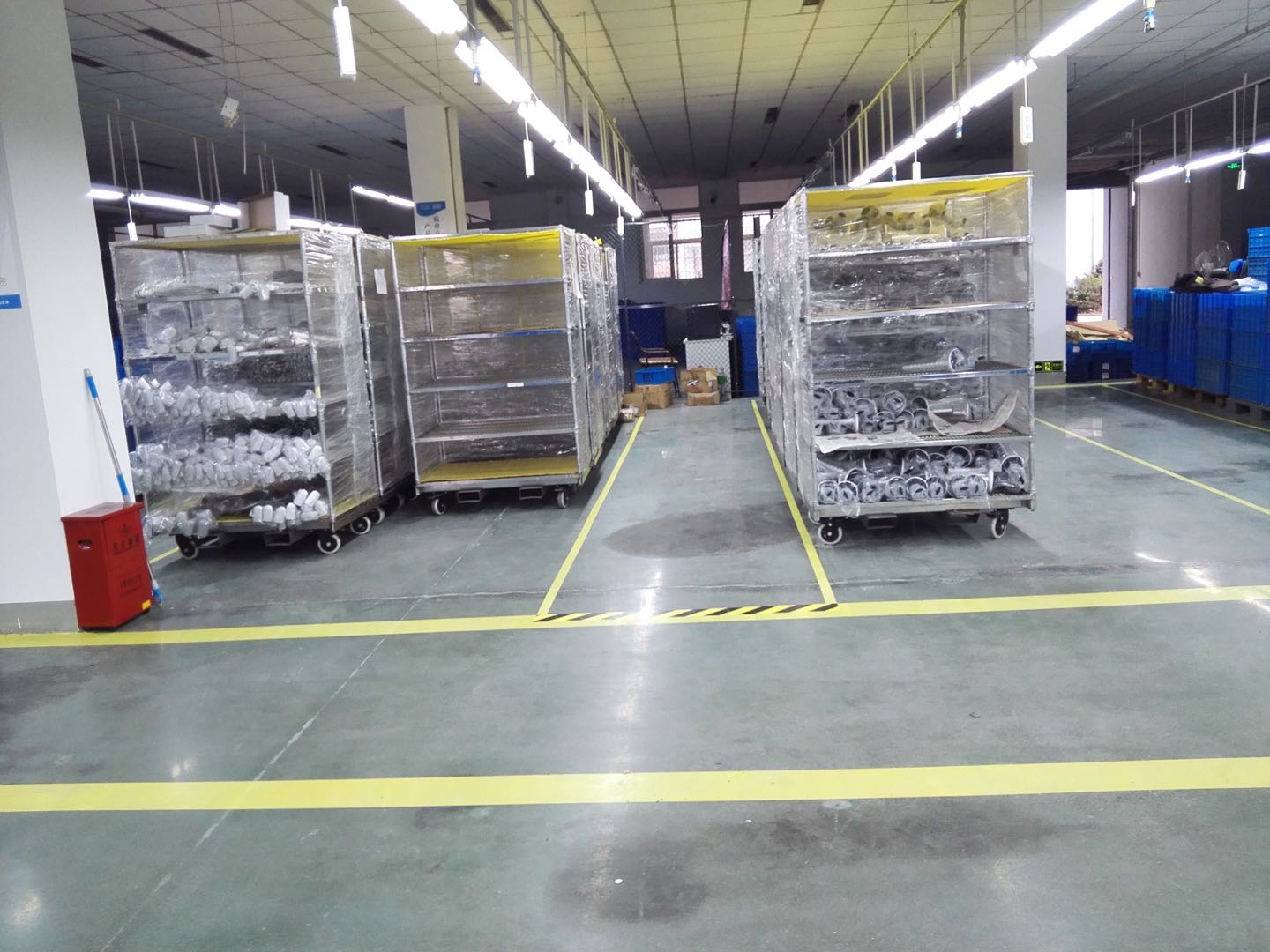 semi-finished products warehouse