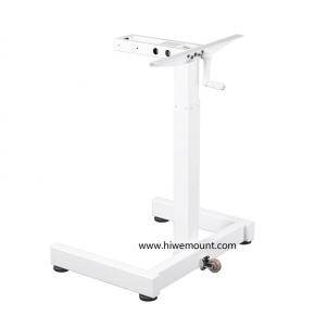 single leg manual crank metal desk base A138UU