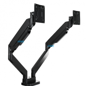 Heavy duty dual gas spring desk mount HY200
