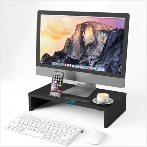 Ergonomic design MDF monitor stand HMS14