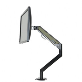 PU single screen aluminum ergonomic arm HPU100